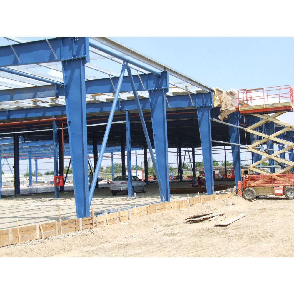 Realizare structura metalica birouri + montaj structura metaliuca tip Lindab Unicom Osys