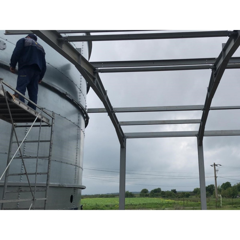 Realizare structura metalica turnuri racire, bazin de apa, supanta hala Resilux Packaging