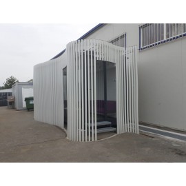 Realizare structura metalica fumoar Klingspor Romania 