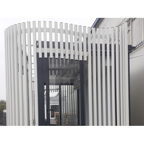 Realizare structura metalica fumoar Klingspor Romania