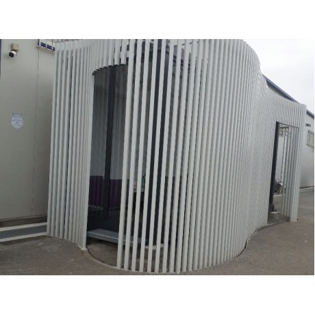 Realizare structura metalica fumoar Klingspor Romania