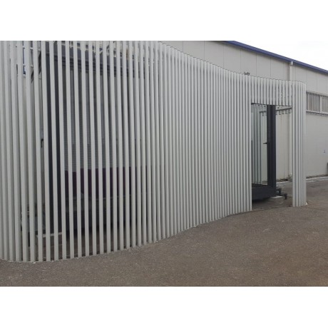Realizare structura metalica fumoar Klingspor Romania