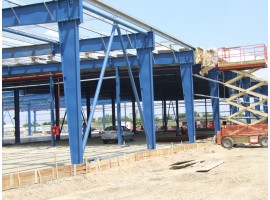 Realizare structura metalica birouri + montaj structura metaliuca tip Lindab Unicom Osys